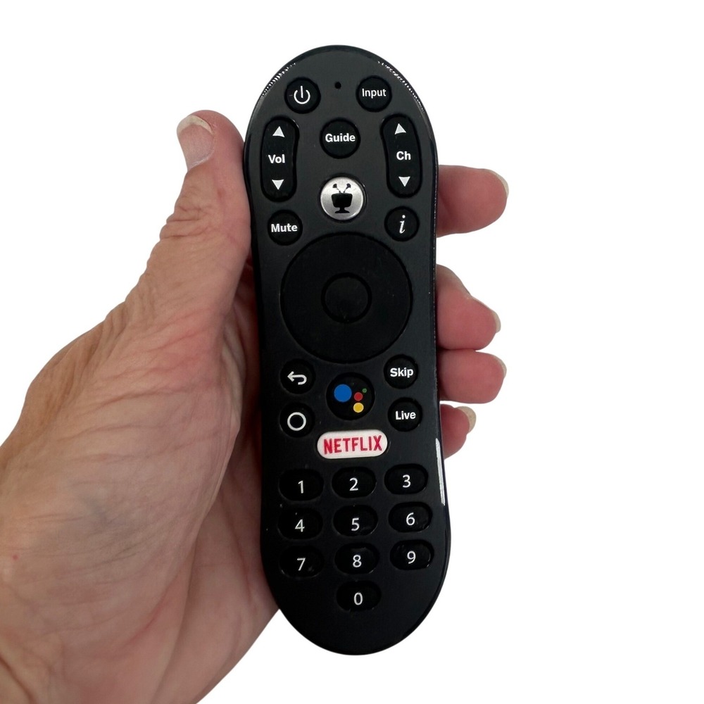 TiVo R37023B Voice Remote Control TiVo Stream 4K Netflix Google Assistant Black